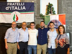 Laura Allegrini all'incontro con Gioventù Nazionale