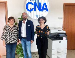 Viterbo - Giovanni Scuderi visita la sede della Cna