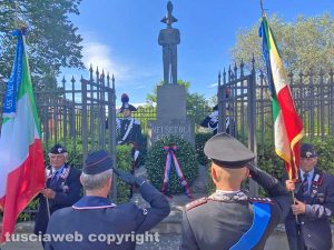 Festa dell'Arma - Deposizione corona di fiori