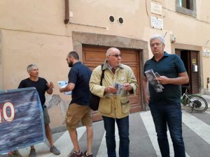 Sinistra per Viterbo – Carlo D'Ubaldo sindaco davanti al palazzo della provincia