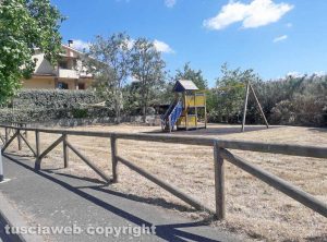 Viterbo - Parco giochi in via Tomassucci