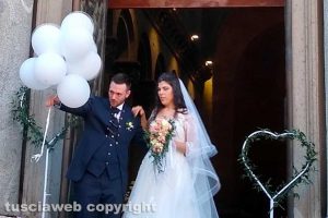 Chiara Lucaccioni e Matteo Santocchi sposi