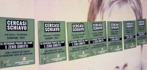 "Cercasi schiavo", la campagna provocatoria di Usb