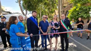Bolsena - Anna Falchi alla Festa delle ortensie