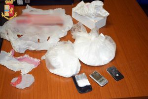 Civitavecchia - La cocaina sequestrata