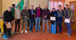La consegna degli attestati cittadinanza attiva a Corchiano ARCI Viterbo
