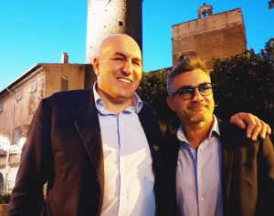 Luca Perlorca con Guido Crosetto
