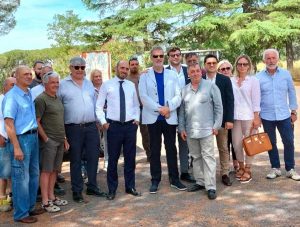 Monterazzano - Il vice ministro delle infrastrutture e della mobilità Alessandro Morelli