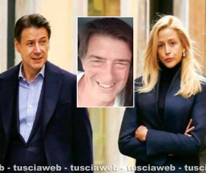 Giuseppe Conte e Olivia Paladino, al centro Rolf John Shadow Shawn