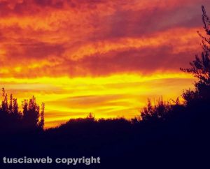 Tramonto a Grotte di Castro