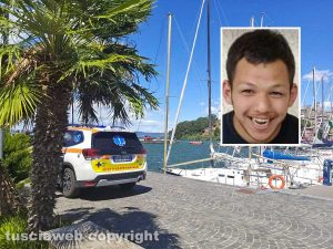 Capodimonte - Le ricerche del ragazzo - Nel riquadro: Isam Rihai