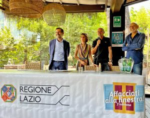 Roma - Valeriani alla presentazione di “Affacciati alla finestra"