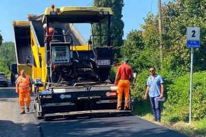 Roinciglione - i lavori lungo strada Beccacceto