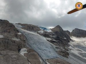Valanga sulla Marmolada