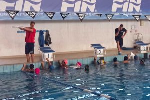 Gli alunni della scuola Canevari alla piscina comunale per il progetto Pon