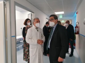 Rieti - L'inaugurazione all'ospedale De Lellis dei nuovi reparti di diabetologia e reumatologia
