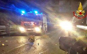 Roma - Incidente mortale sul Gra