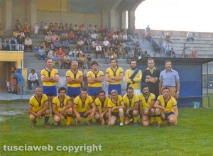 Vigili urbani allo stadio comunale di Viterbo