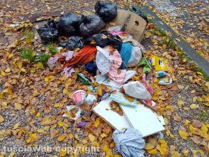 Immondizia a Viterbo