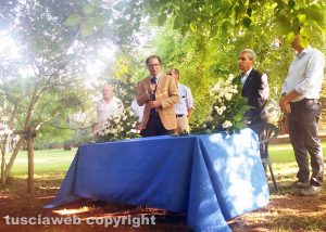 Viterbo - La commemorazione di Andrea Amici all'orto botanico