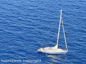 Argentario - Scontro tra motoscafo e barca a vela