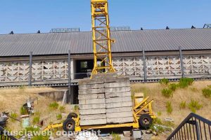 Viterbo - I lavori al cimitero San Lazzaro