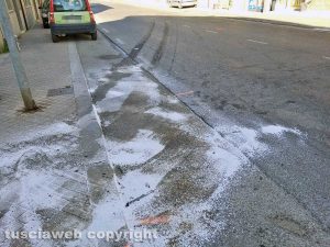 Montefiascone - Incidente in via Verentana