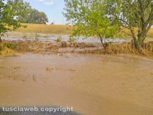 Bomba d'acqua sulla Teverina
