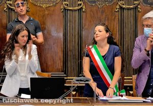 Viterbo - Consiglio comunale - La sindaca ha giurato
