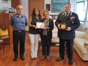 Rieti - I rappresentanti dell’Alcli “Giorgio & Silvia” in visita al comando provinciale dei carabinieri