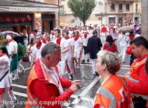 La Croce rossa di Viterbo a Pamplona per la festa di San Fermin