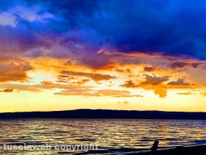 Tramonto a Bolsena