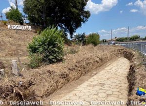 Scoperti due tratti dell'antica via Flaminia a Riano