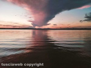 Montefiascone - Tramonto sul lago di Bolsena