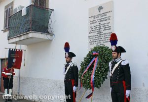 Viterbo - La cerimonia per il 42esimo anniversario dell'eccidio di Ponte di Cetti