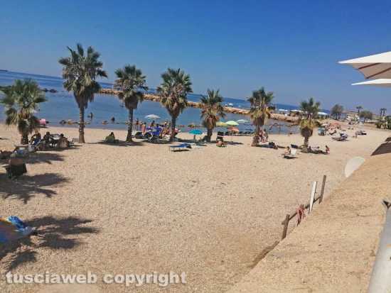 Civitavecchia - La spiaggia alla Marina