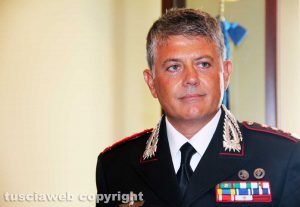 Viterbo - Il comandante Massimo Friano