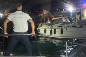 Civitavecchia - L'intervento della guardia costiera