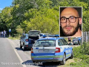 Mortale sulla Cimina - Nel riquadro: Federico Spettich