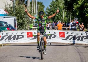 Mtb - L'arrivo di Gianfranco Mariuzzo