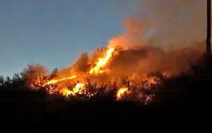 Bagnoregio - I calanchi in fiamme