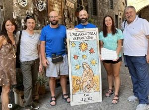 Viterbo - Cristian e Sonia di Cultura Randagia nella città dei Papi