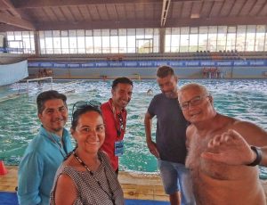 Civitavecchia - Il saluto dell’amministrazione comunale alla collegiale nazionale di pallanuoto
