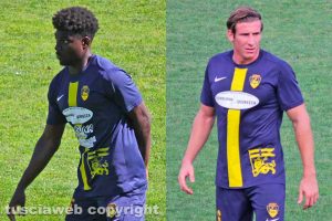 Sport - Calcio - Viterbese - Michel Adopo e Federico Baschirotto
