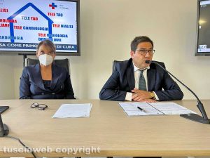 Daniela Donetti e Alessio D'Amato