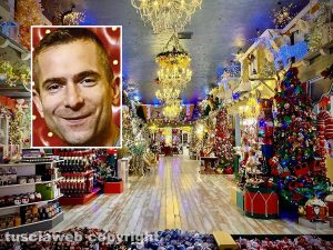 Vetralla - Il Regno di Babbo Natale - Nel riquadro: Giorgio Aquilani
