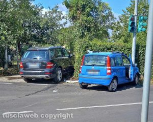 Vetralla - Incidente in Via Sant'Angelo