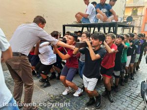 Viterbo - Le prove dei facchini di Luce di Rosa