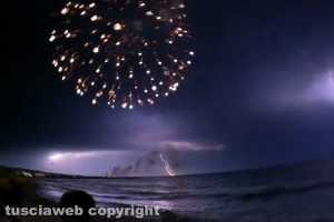 Civitavecchia - I fuochi d'artificio di Ferragosto