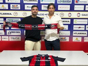 Sport - Calcio - Flaminia Civita Castellana - Simone Mattia con Stefano Scardala